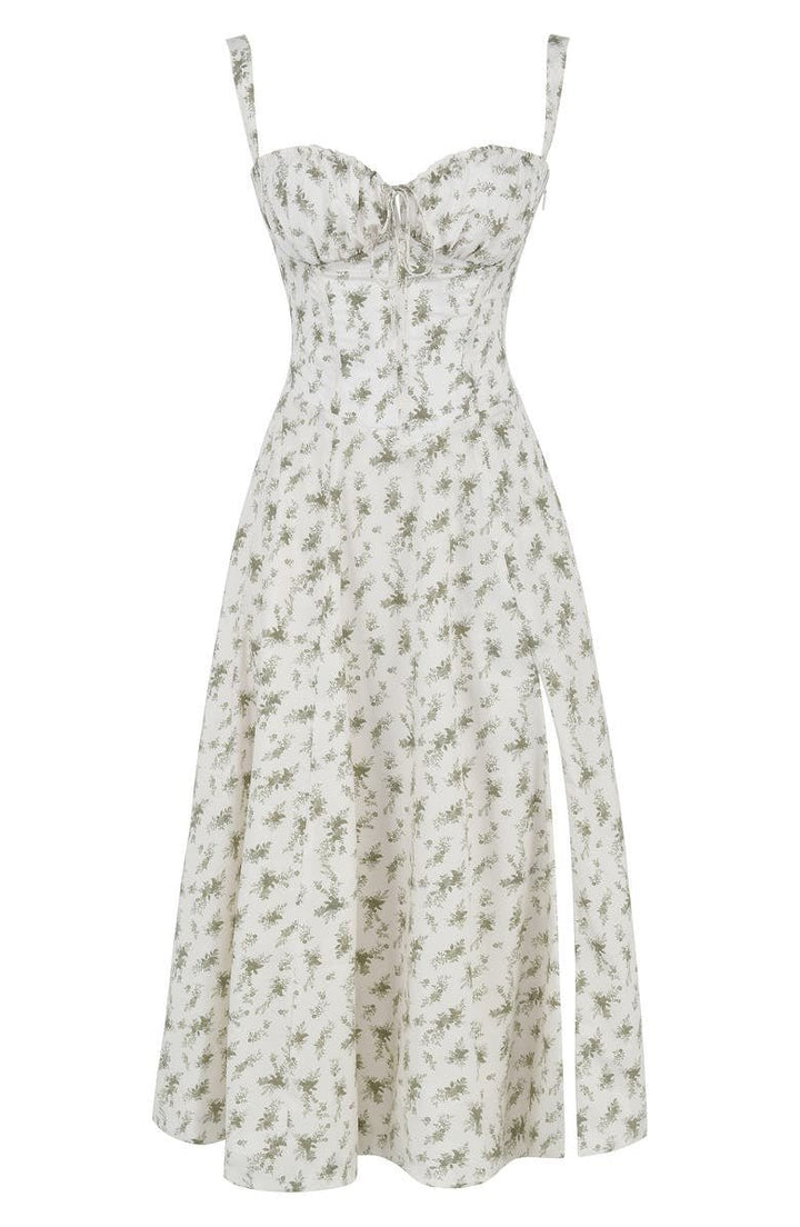 Blumenkleid mit Korsett | Lässige Eleganz & sommerlicher Charme