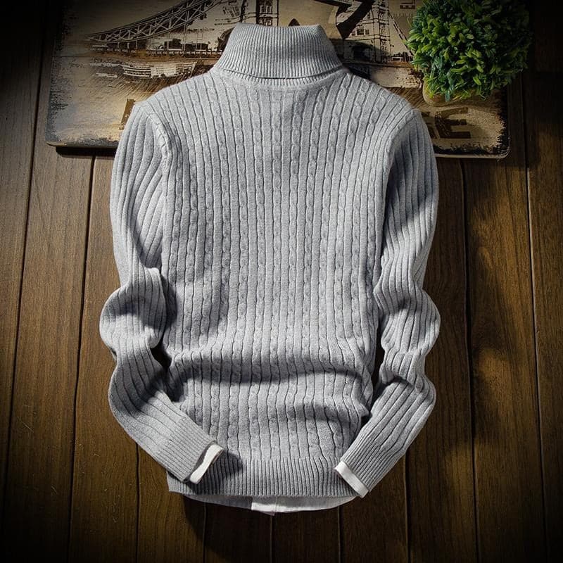 Guy Warmer Pullover mit hohem Kragen | Küsten-Eleganz und überlegener Komfort