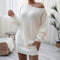 Noa Oversize Pulloverkleid für Frauen | Casual Style & Offene Schultern