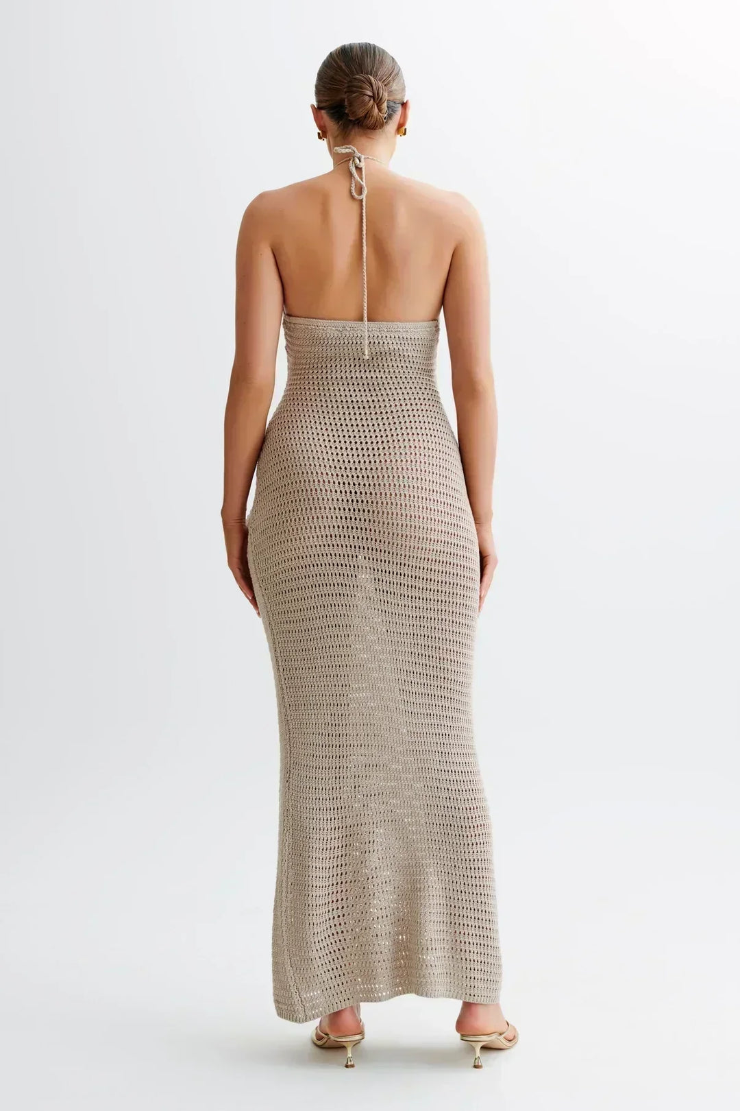 Paris | Gehäkeltes Maxi-Sommerkleid mit 3D gehäkelten Blumen - Stylisch & perfekt für den Urlaub