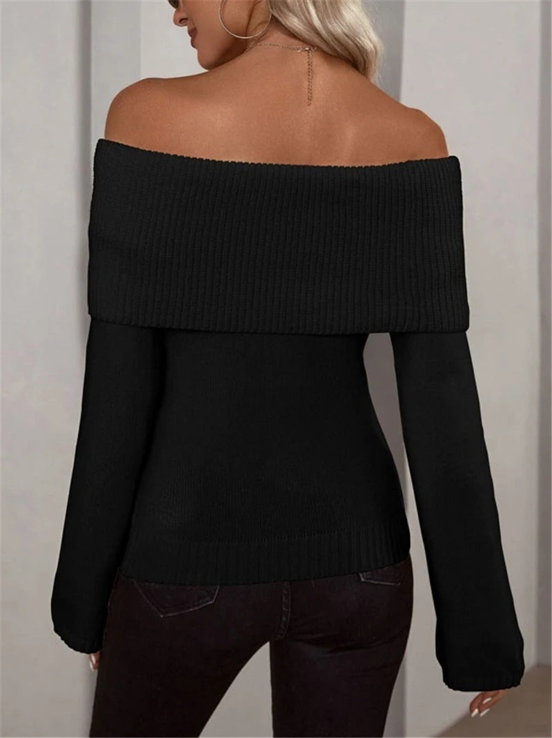 Johanna - Lässiger Off-Shoulder Pullover