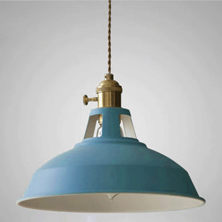 LuzRetroca - Bunte Lampe im industriellen Vintage-Stil