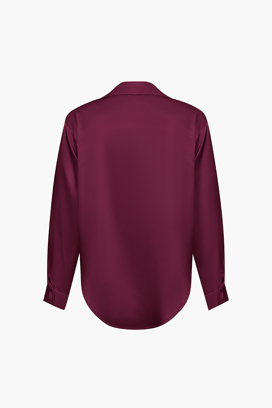 Lillian Satinbluse für Damen | Elegantes Langarmhemd mit lockerer Passform & zeitlosem Design