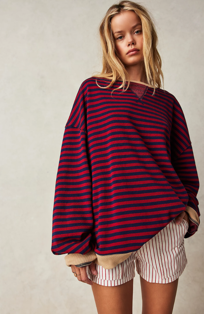 Helena | Gestreifter Pullover