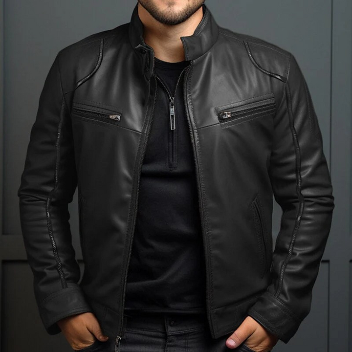 Talli Vintage Lederjacke für Herren | Zeitloser Stil und robuster Komfort