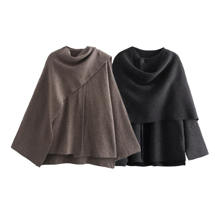 Cape Mantel Weich und Stylisch für Frauen