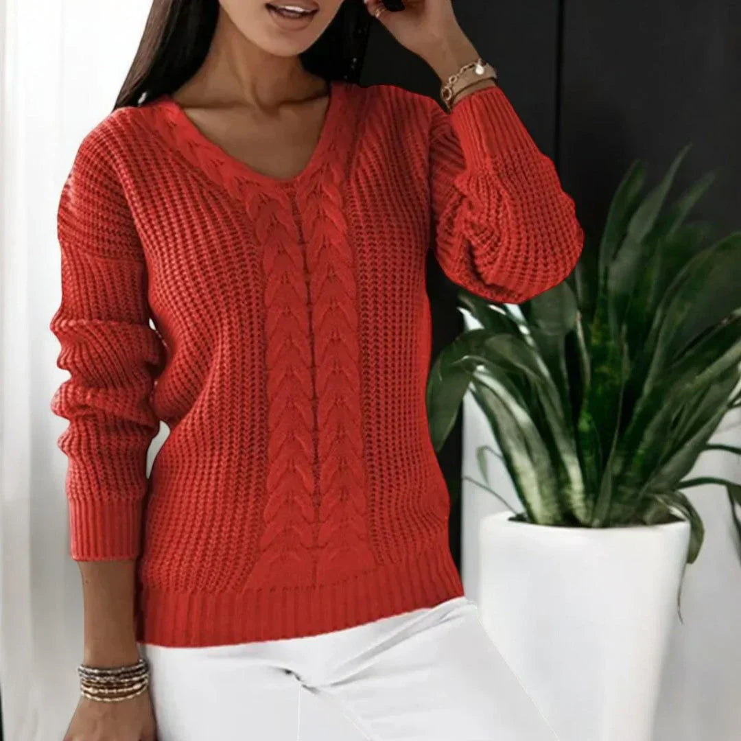 Rena Strickpullover – Luxuriöse Wärme & Eleganz für jeden Anlass