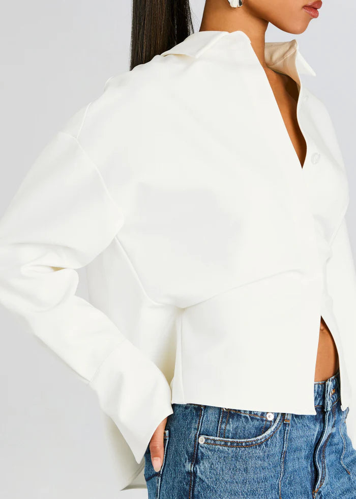 Knopfleiste Damen | Lässiger Stil & bequeme Passform | Moderner Look mit verspieltem Twist