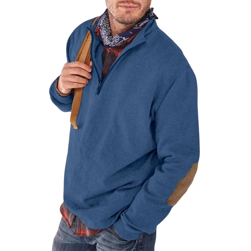 Dylan Semi-Zipper Pullover für Herren | Lässiger Schnitt und elegante Details