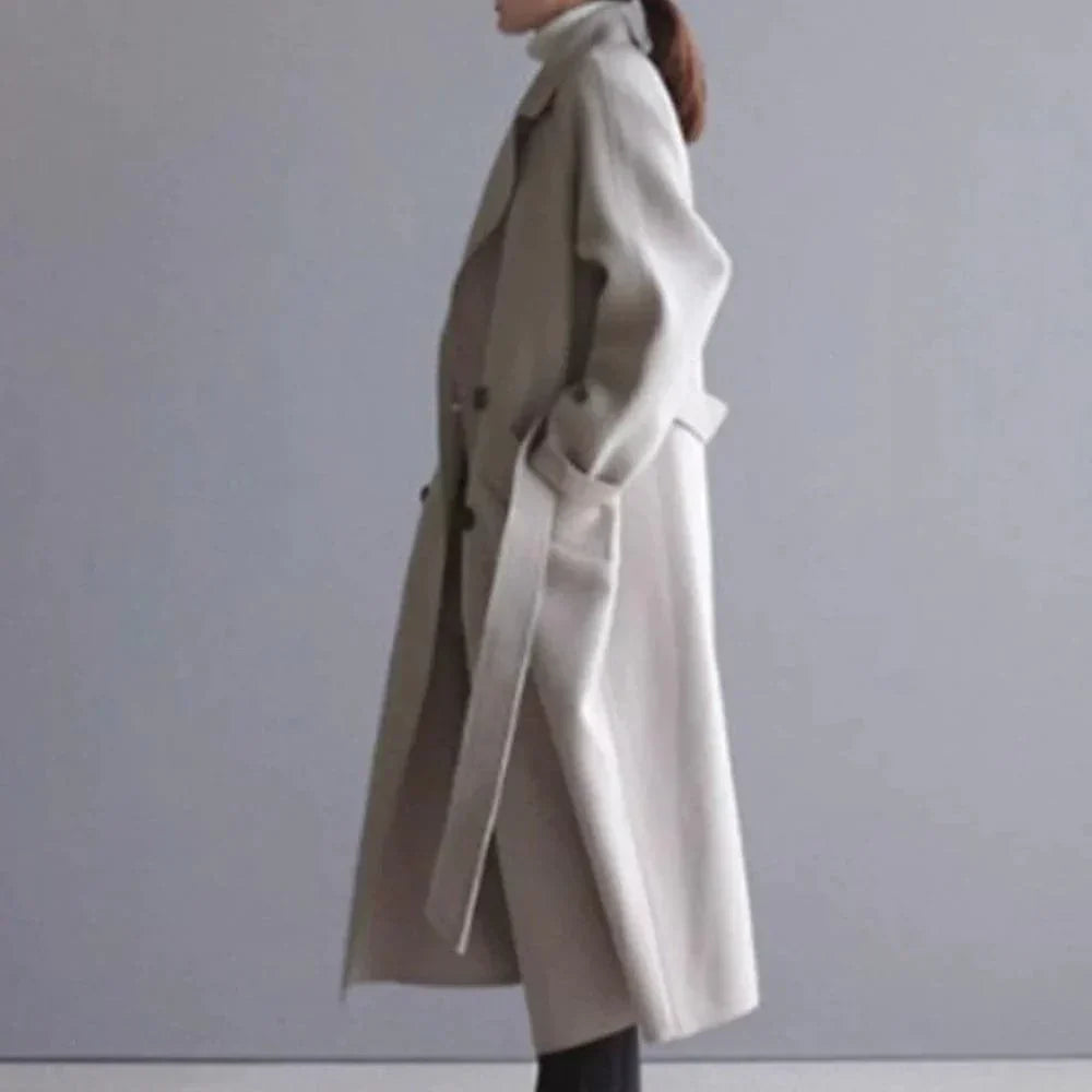 Adele | Beige Trench Coat Elegant & Zeitlos für einen Sophisticated Style