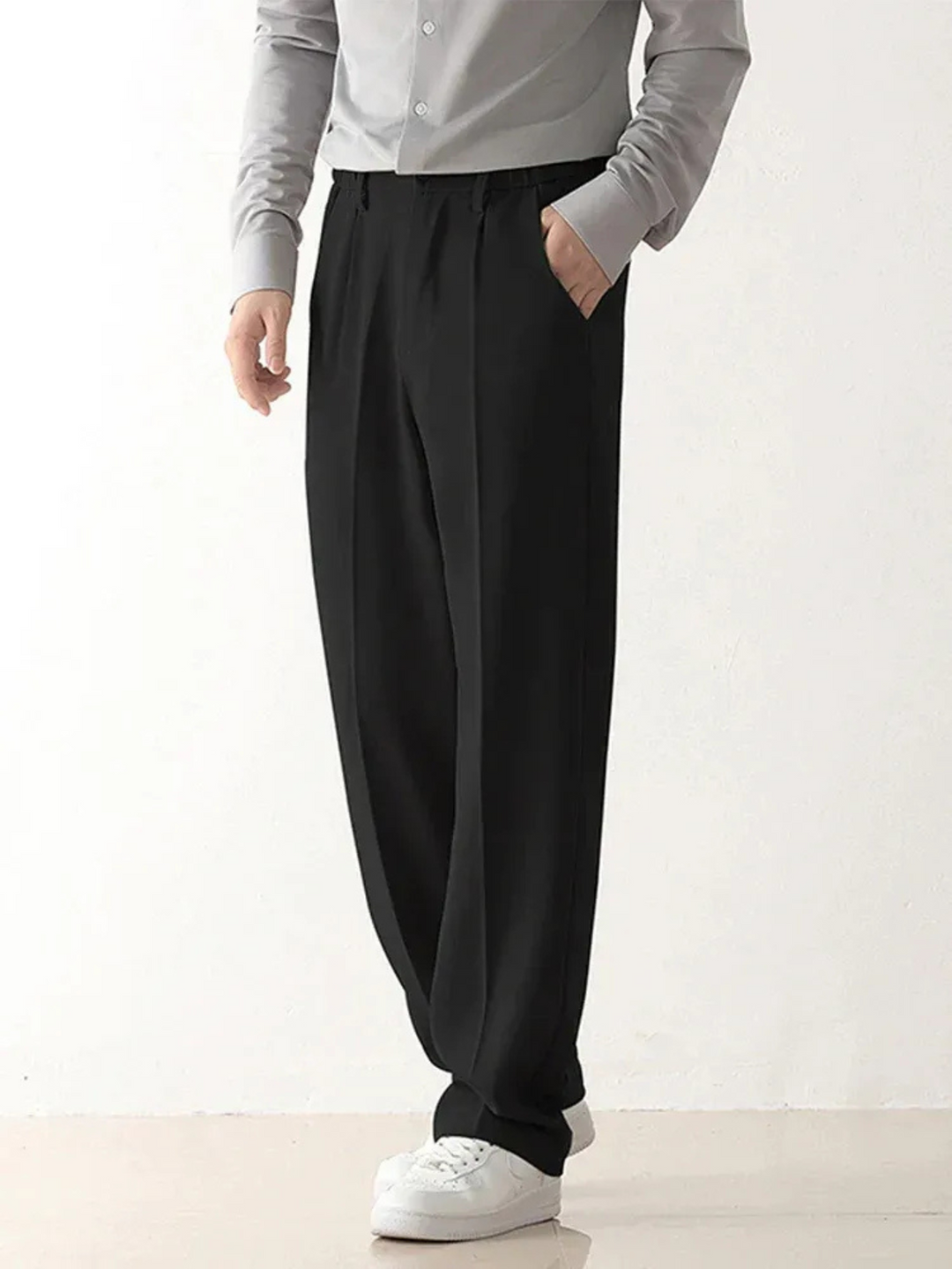 Drapierte Ben-Hose für Herren | Lässiger Schnitt und raffinierte Eleganz