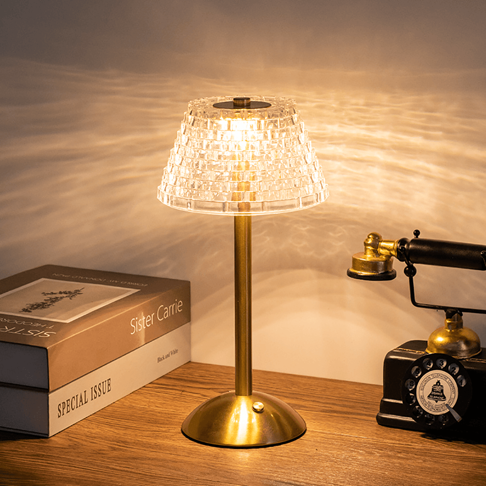 RadiantGlow | Kabellose Tischlampe
