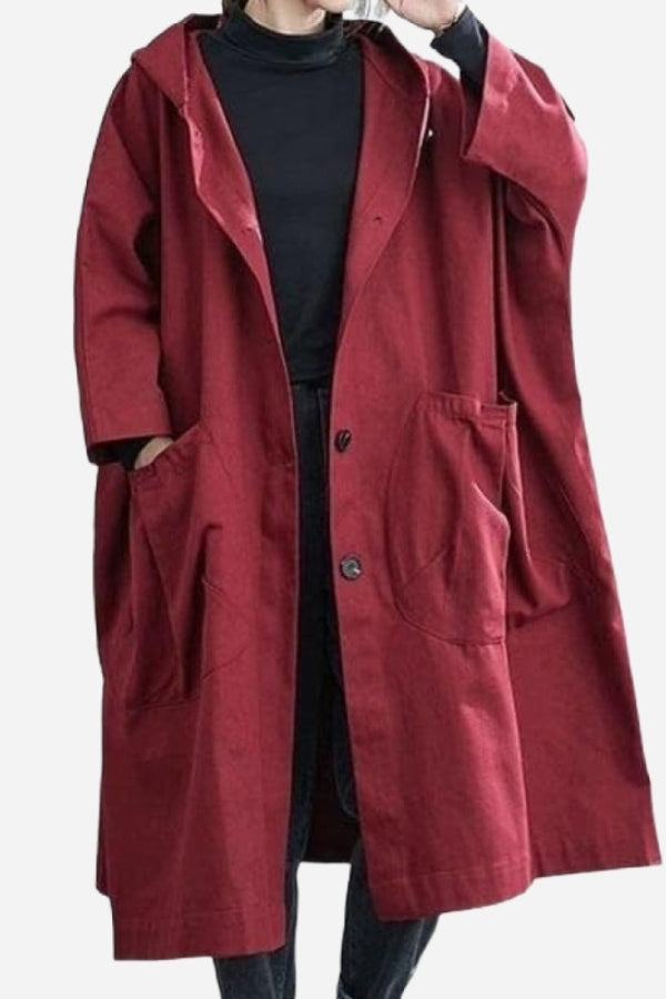 Wasserfeste Oversized-Jacke – Stilvoller Schutz vor Regen und Wind