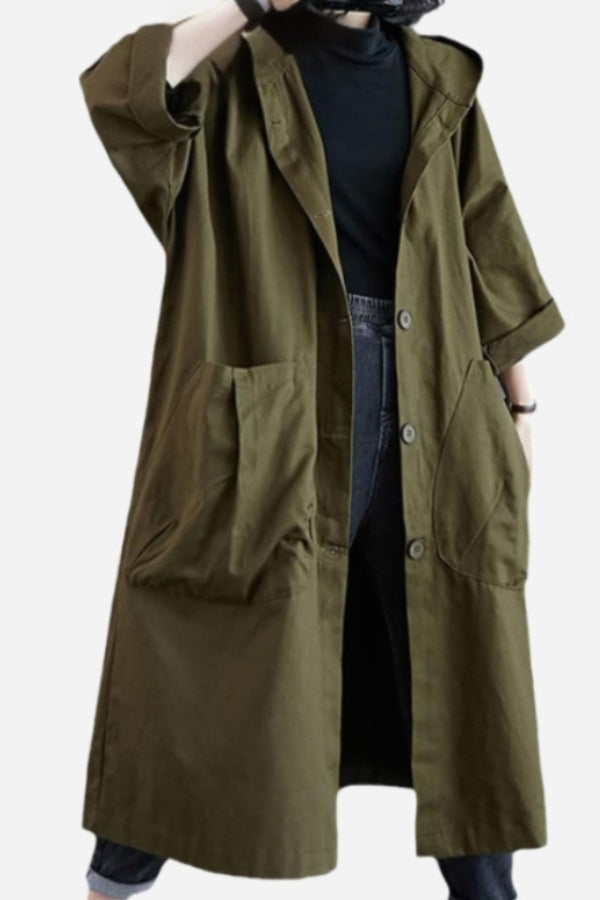 Wasserfeste Oversized-Jacke – Stilvoller Schutz vor Regen und Wind