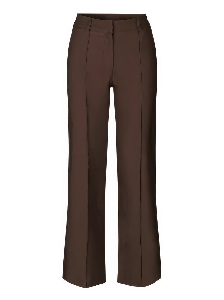 Lena Casual Wide Leg Trousers – Hoch Taillierte Hose mit Weiten Beinen für Vielseitigen Stil