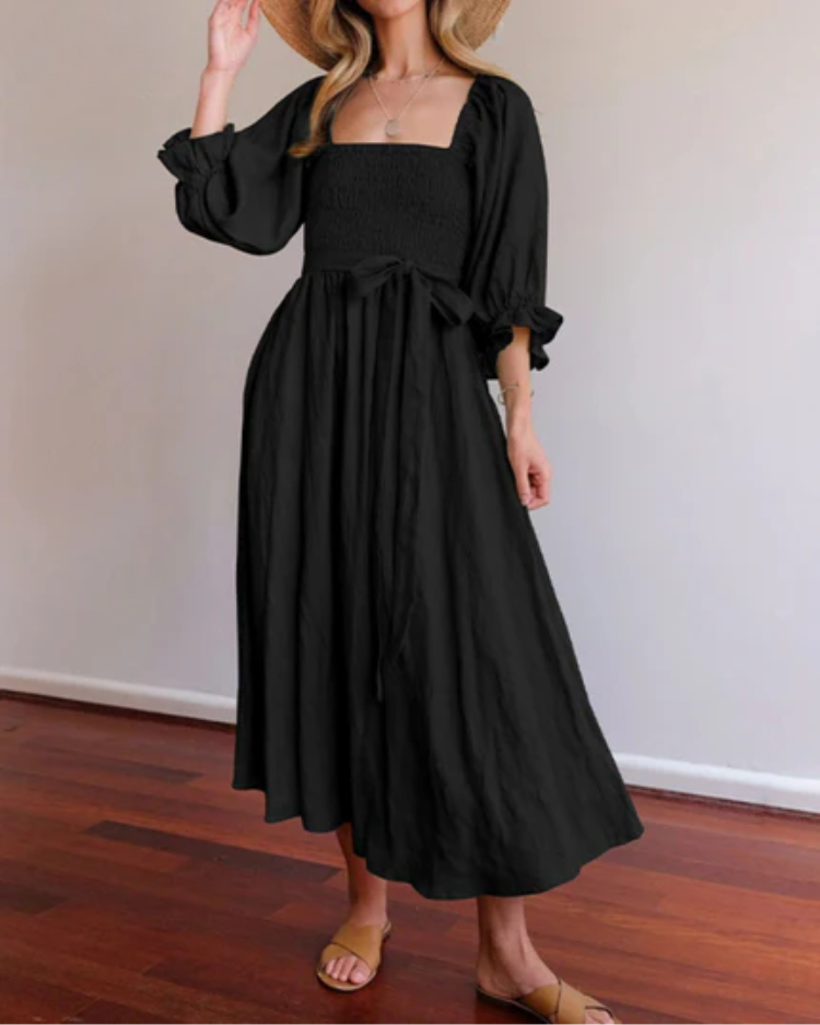 Verführerisches Kleid Damen | Eleganter Schnitt mit Rüschen | Statement-Look für jeden Anlass