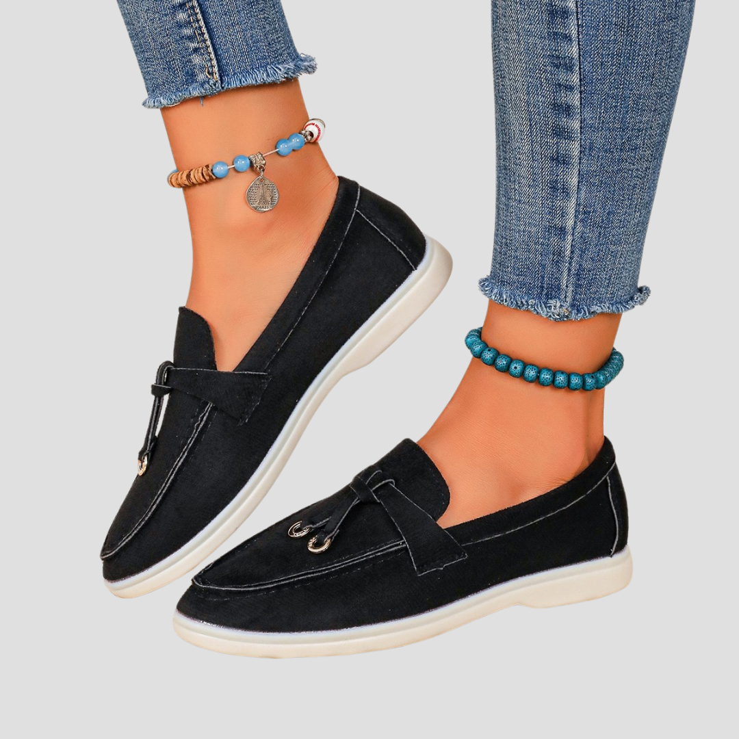 Axelle Damen Wildleder Mokassins | Sanfter Komfort & Zeitlose Eleganz