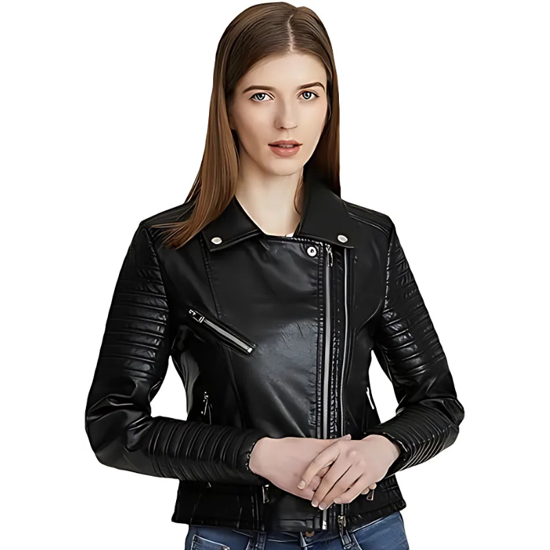Elvina Lederjacke für Damen | Zeitloses Design mit modernen Details