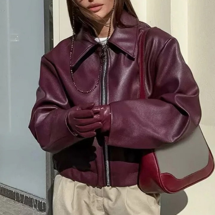 Ikky Damenjacke mit Reißverschluss | Lässiger Schnitt und moderne Eleganz