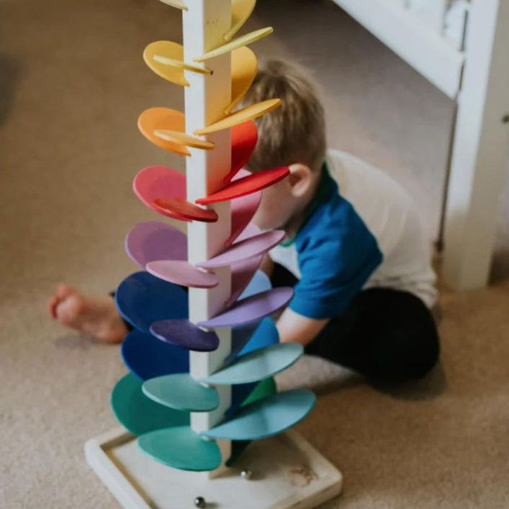 Interaktiver Klangbaum für Kinder | Lernspielzeug Regenbogen Flüsterturm