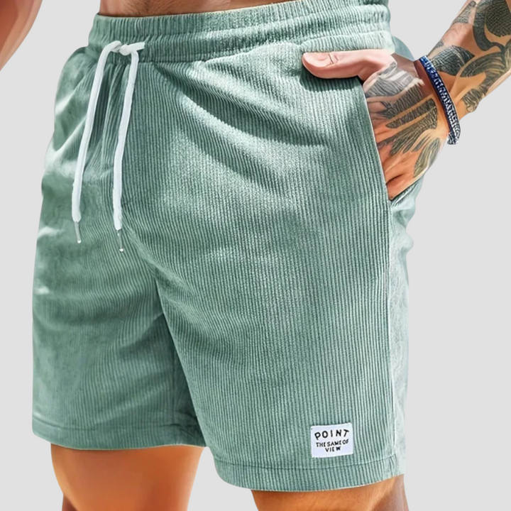 Lubin Herren Shorts aus geripptem Velours | Sommerlicher Komfort & Authentische Textur