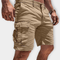 Leichte Herren-Cargoshorts aus atmungsaktiver Baumwolle, bequemem Schnitt und geräumigen Taschen
