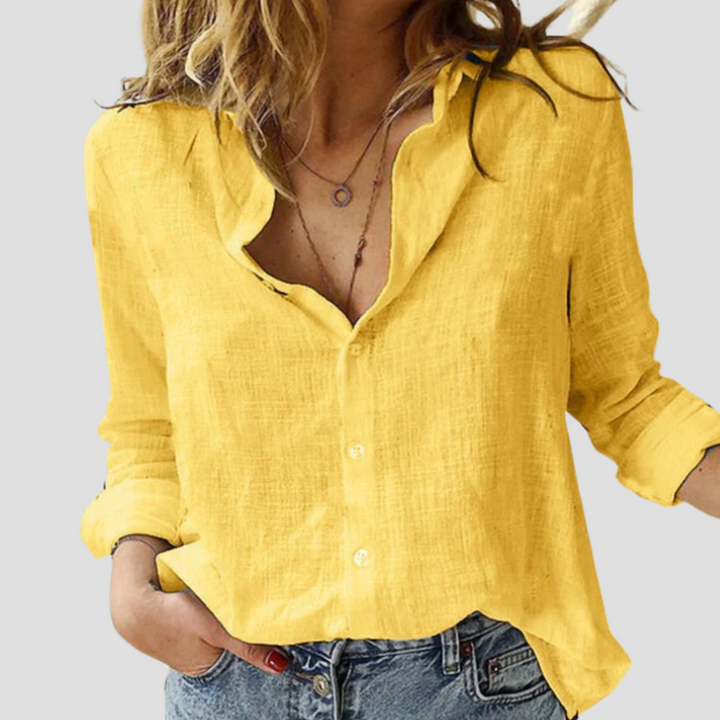 Maude | Weite Leinenbluse | Sommerliche Leichtigkeit & lässige Eleganz