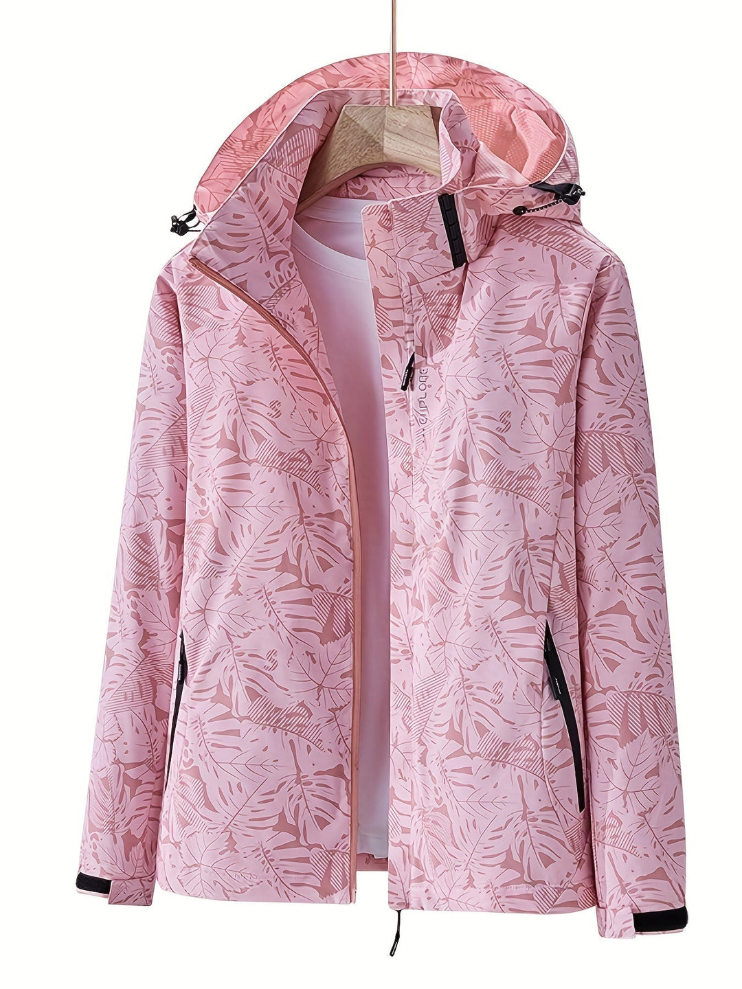 CALSEY | WASSERDICHTE WINDJACKE MIT TARNMUSTER