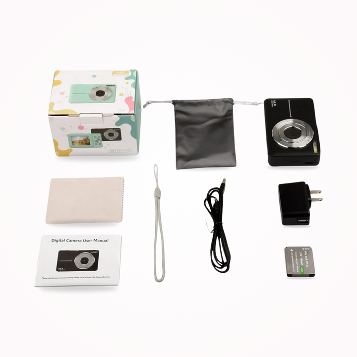 RetroSnap | Vintage-Digitalkamera mit 1080p-Video und Retrodesign