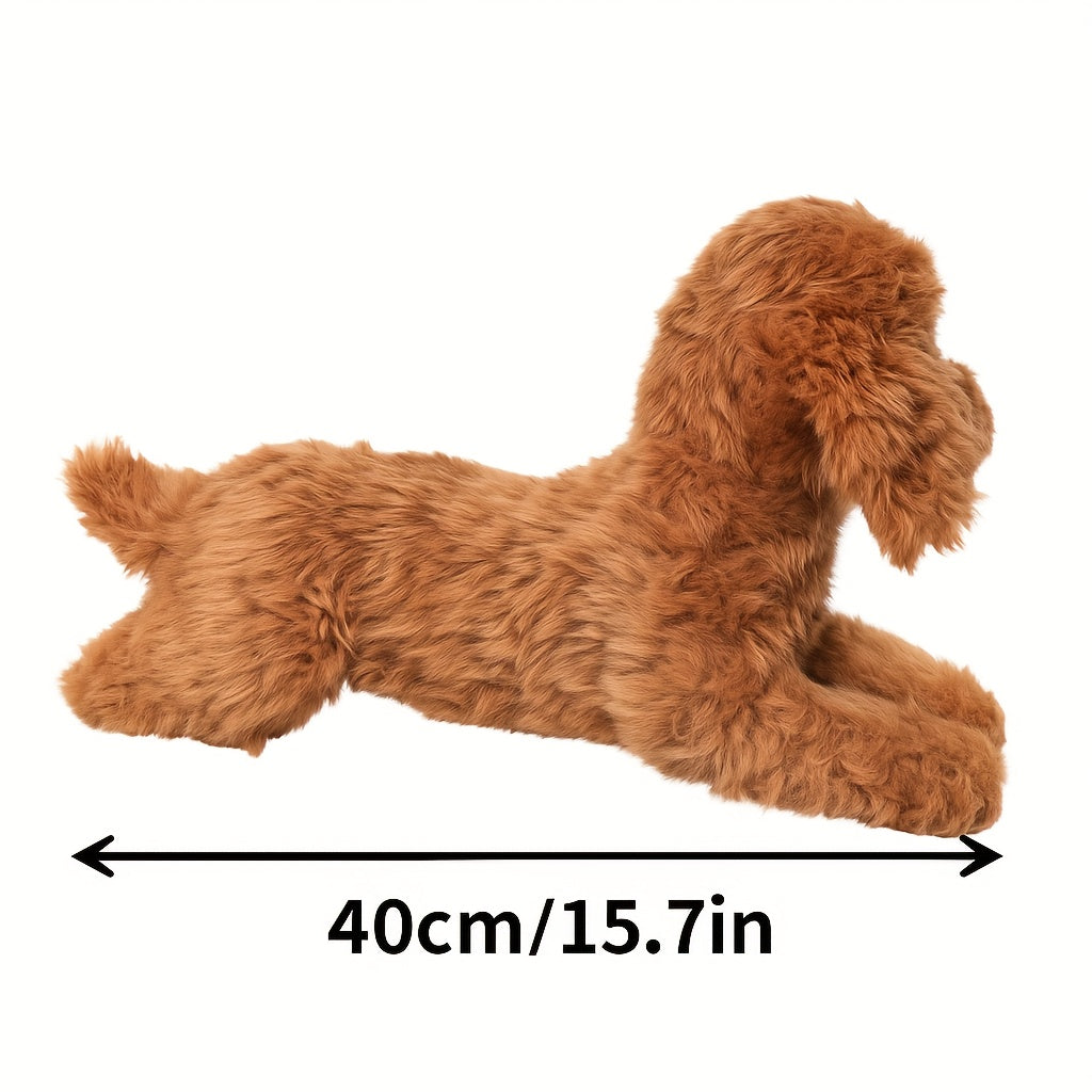 Plüsch Teddy Dog Realistisch & Weich | Kuschelspielzeug für Kinder & Geschenke