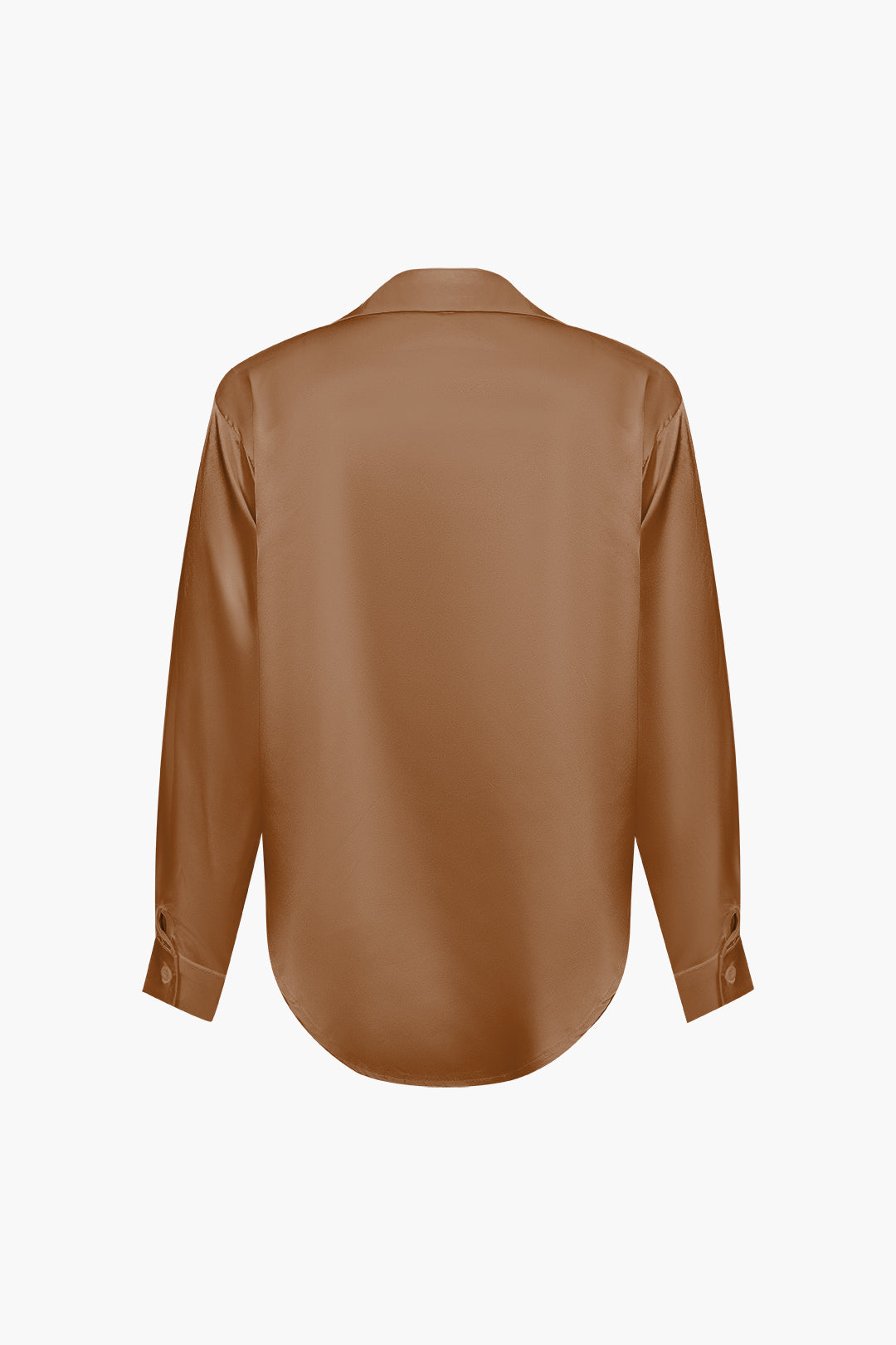 Lillian Satinbluse für Damen | Elegantes Langarmhemd mit lockerer Passform & zeitlosem Design