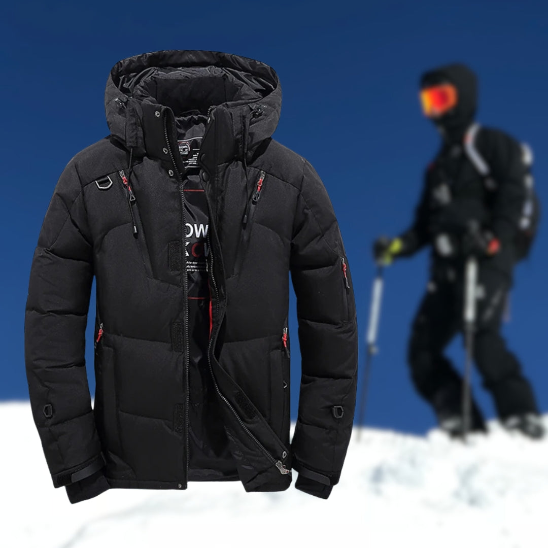 Herren Daunen Winterjacke - Warm, Leicht und Wasserdicht für Kalte Tage