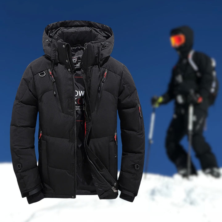 Herren Daunen Winterjacke - Warm, Leicht und Wasserdicht für Kalte Tage