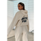 Shimer White Fox trainingspak | Relaxte Passform mit übergroßer Silhouette
