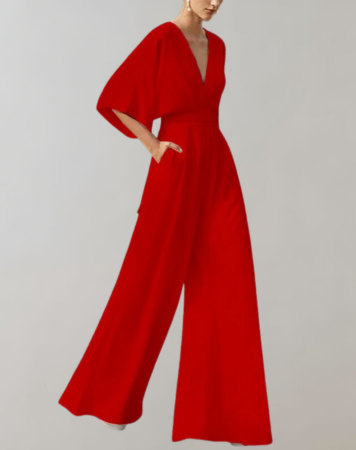 Suzette Eleganter Catsuit mit weiten Beinen | Sophistication & Absolute Comfort