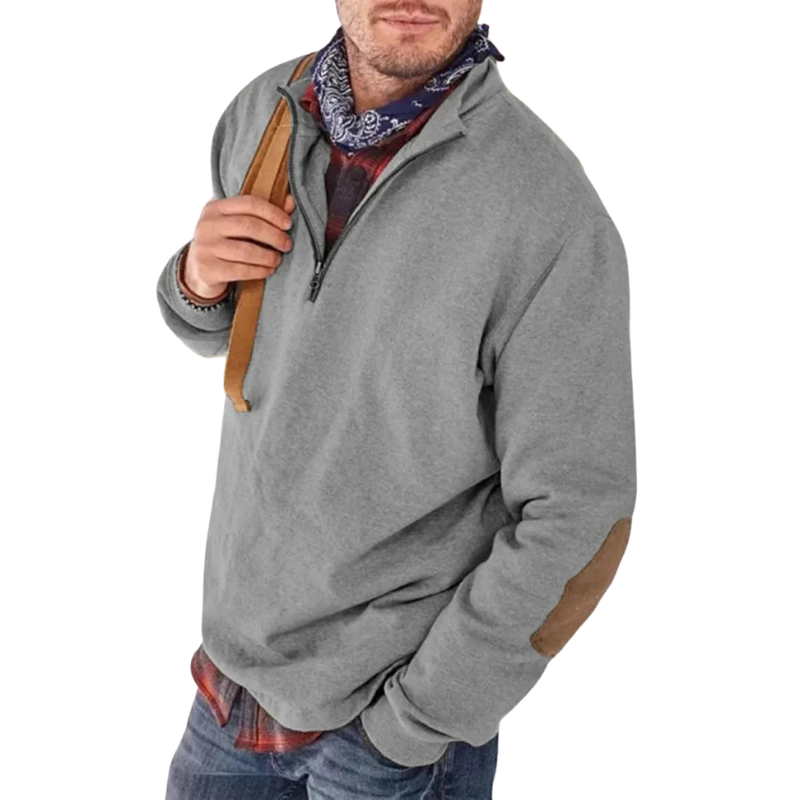 Dylan Semi-Zipper Pullover für Herren | Lässiger Schnitt und elegante Details