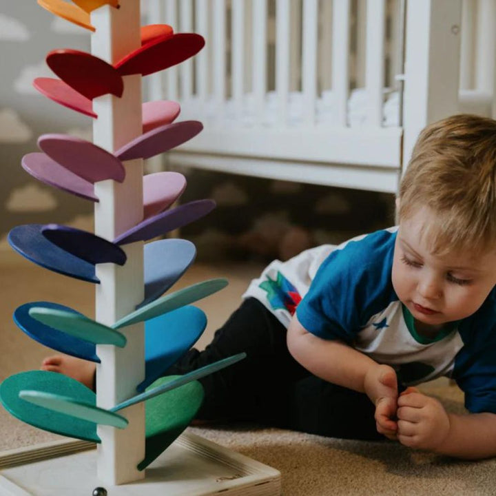 Interaktiver Klangbaum für Kinder | Lernspielzeug Regenbogen Flüsterturm