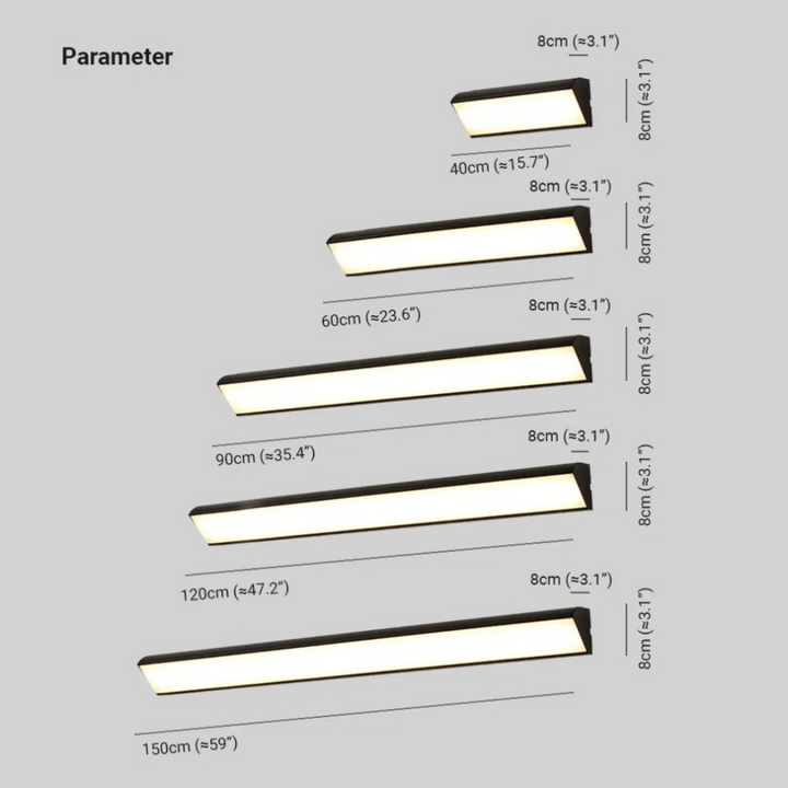 Moderne Wasserdichte LED-Wandleuchte für den Außenbereich
