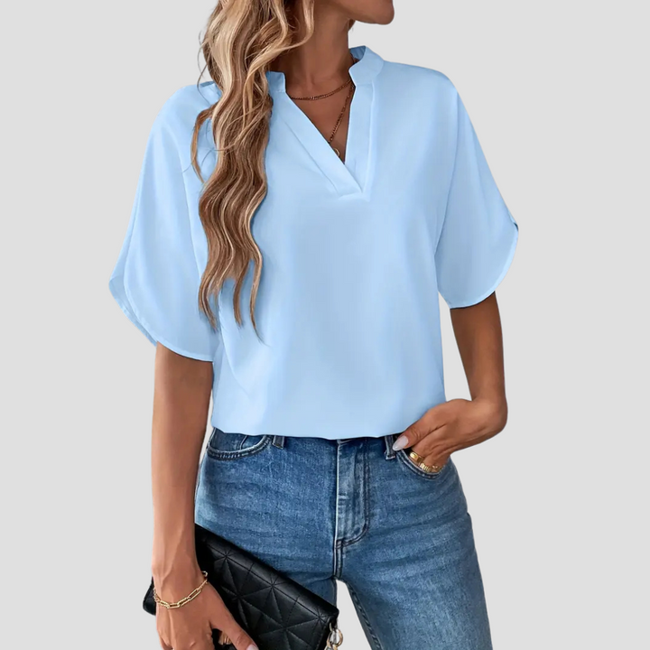 Marie Lässige Bluse für Frauen | Leichter Stoff & Natürlicher Sommerstil