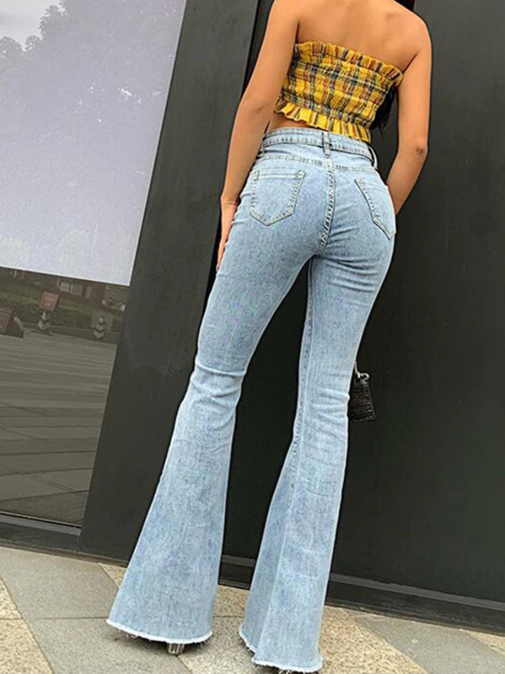 Naomy Jeans | High Waist Flared Jeans für Frauen