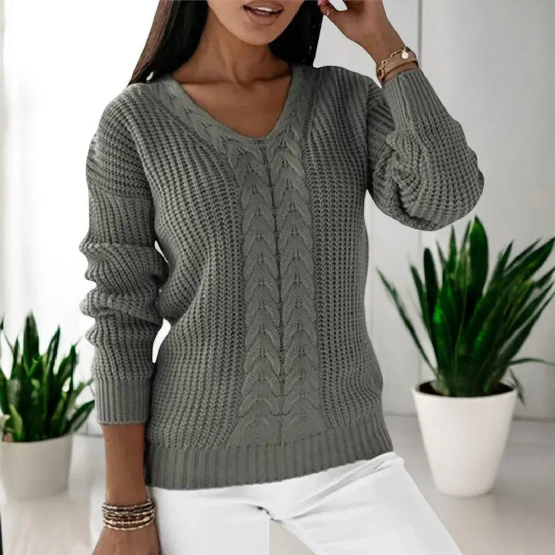 Rena Strickpullover – Luxuriöse Wärme & Eleganz für jeden Anlass