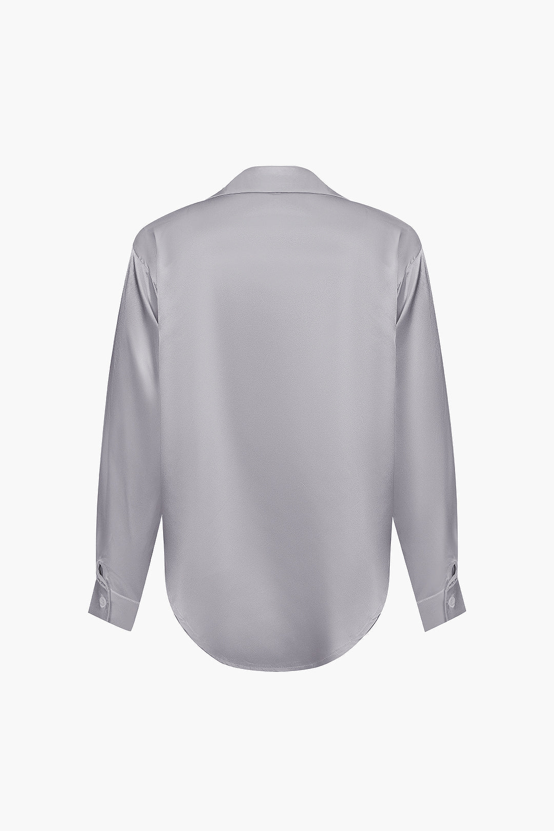 Lillian Satinbluse für Damen | Elegantes Langarmhemd mit lockerer Passform & zeitlosem Design