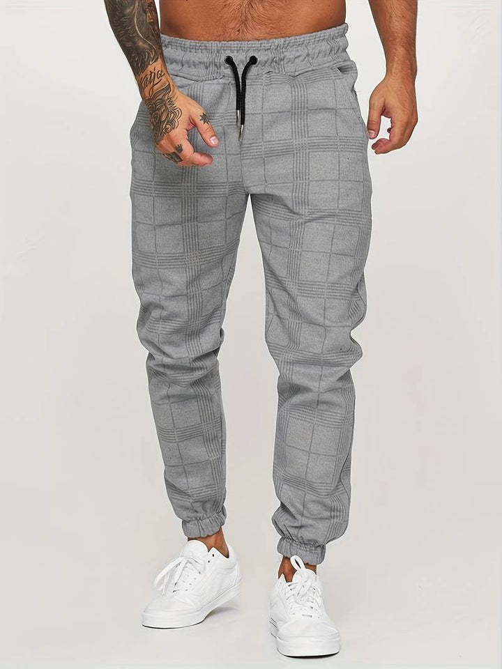 Emman | Herren Jogginghose mit Karomuster - Komfort & Casual Style