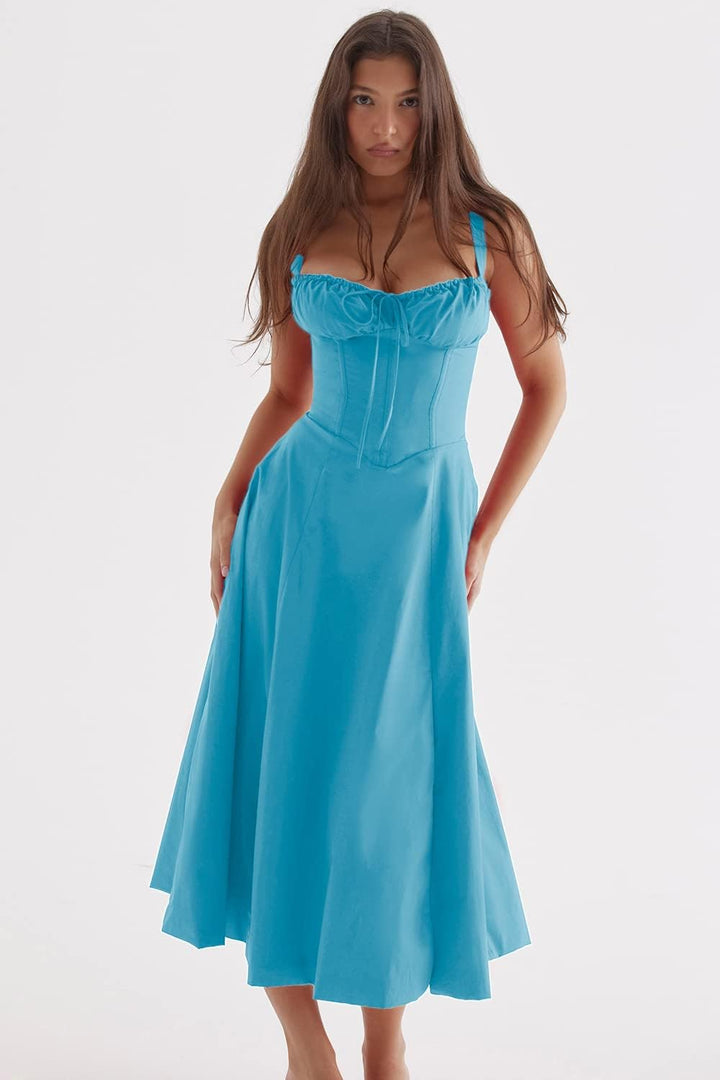 Brittney | Bustierkleid mit Korsett - Lässige Eleganz & sommerlicher Tragekomfort