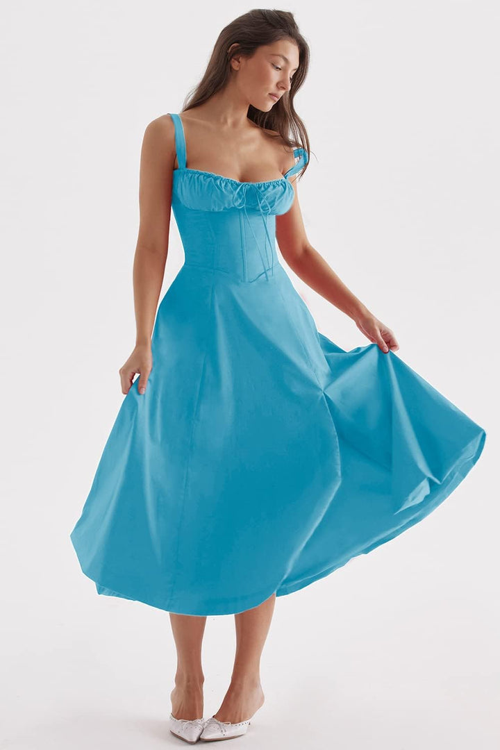 Brittney | Bustierkleid mit Korsett - Lässige Eleganz & sommerlicher Tragekomfort