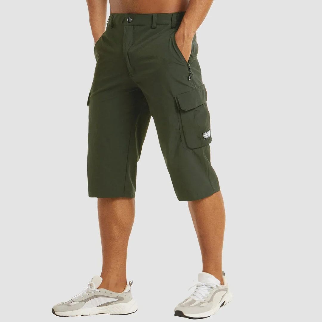 Pantalones cortos cargo de secado rápido para hombre | Versátiles y cómodos