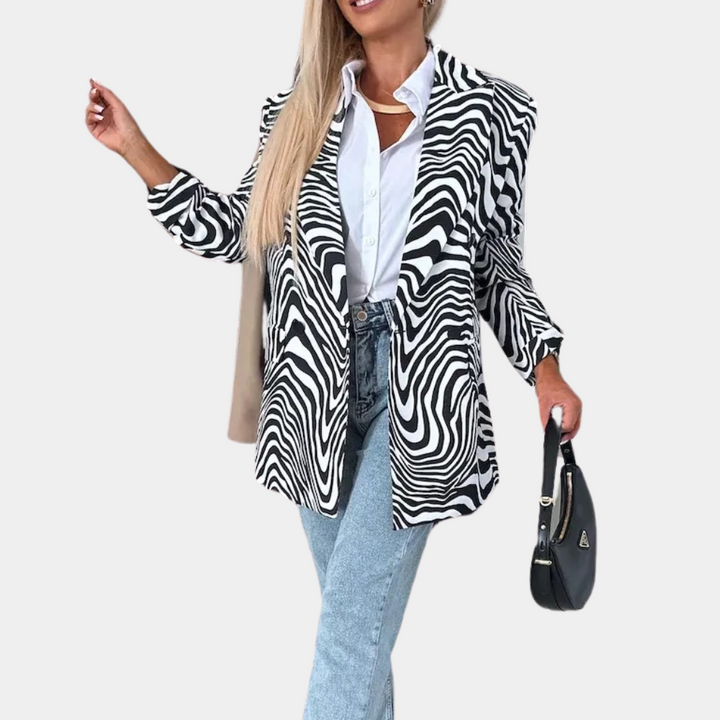 Beryl Eleganter Blazer für Damen | Figurbetonte Passform & Auffälliges Design für Vielseitige Looks