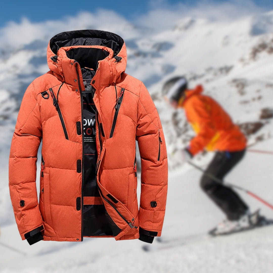 Herren Daunen Winterjacke - Warm, Leicht und Wasserdicht für Kalte Tage