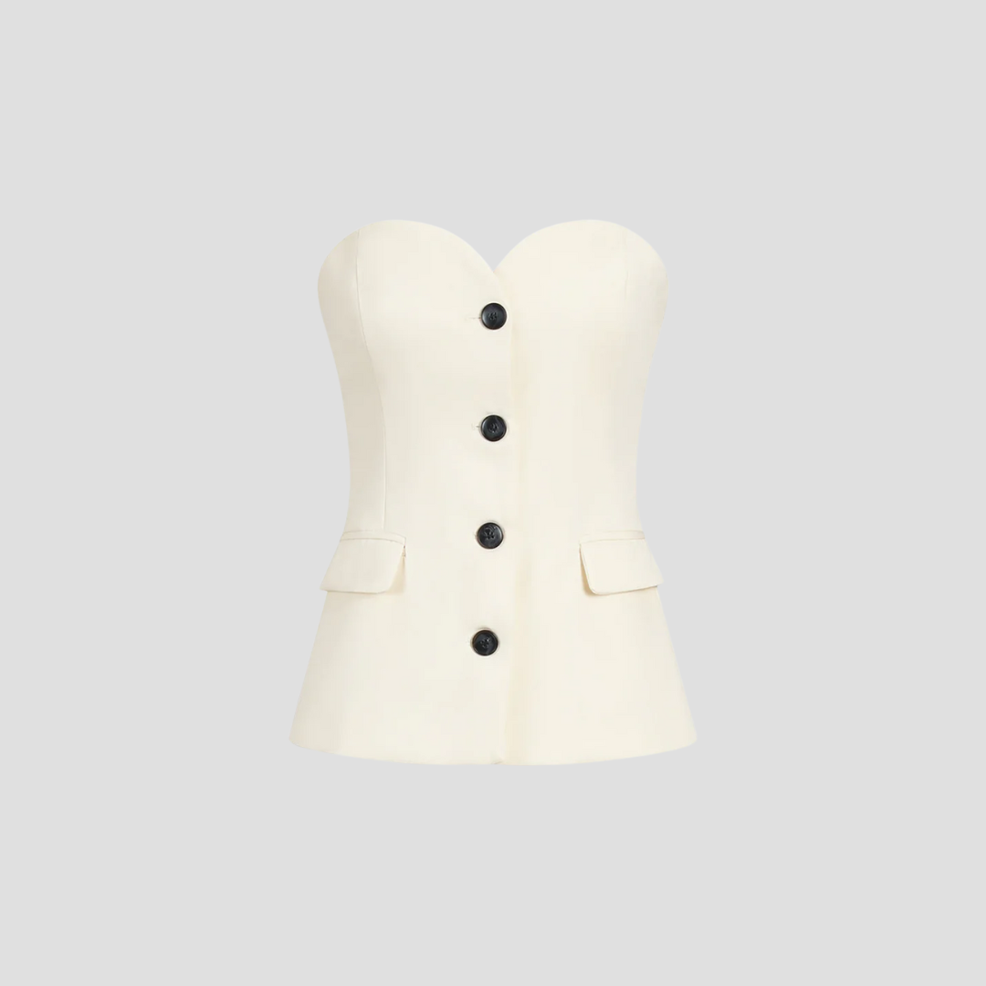 Anemone Zweiteiliges Korsett-Set für Frauen | Strukturierter Schnitt & Minimalistischer Chic