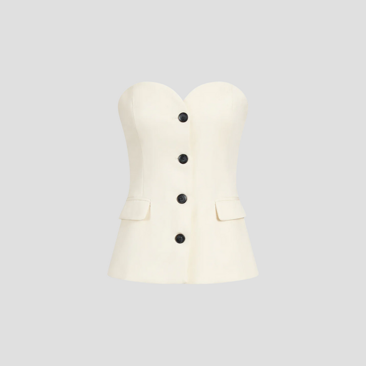 Anemone Zweiteiliges Korsett-Set für Frauen | Strukturierter Schnitt & Minimalistischer Chic